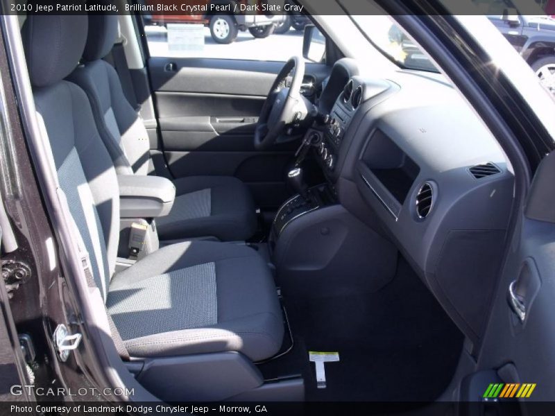 Brilliant Black Crystal Pearl / Dark Slate Gray 2010 Jeep Patriot Latitude