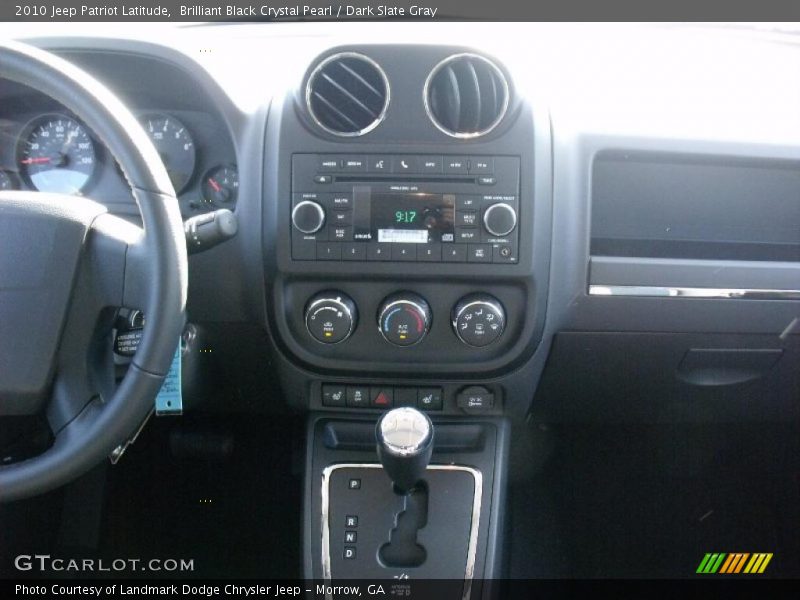 Brilliant Black Crystal Pearl / Dark Slate Gray 2010 Jeep Patriot Latitude