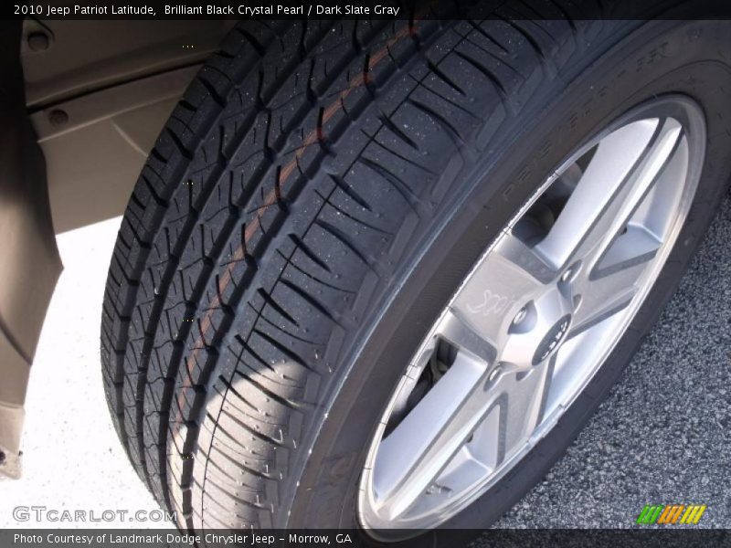 Brilliant Black Crystal Pearl / Dark Slate Gray 2010 Jeep Patriot Latitude