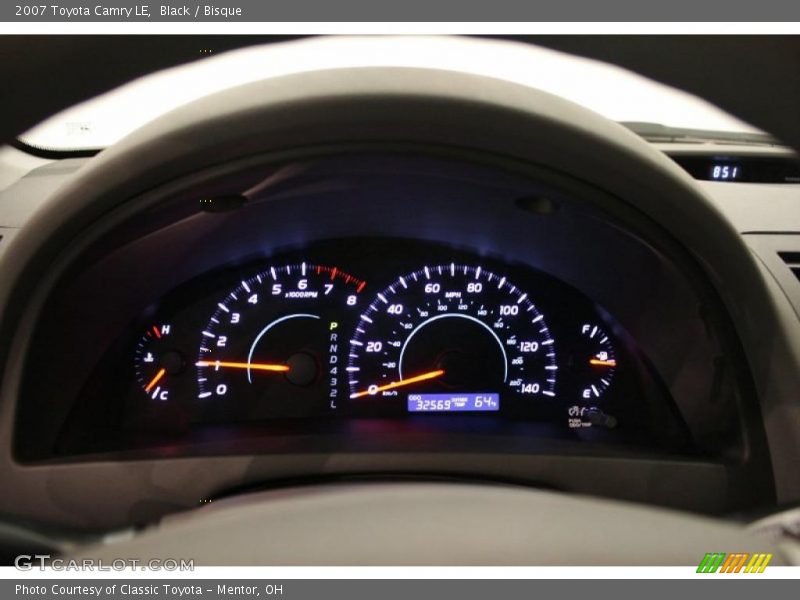 Black / Bisque 2007 Toyota Camry LE