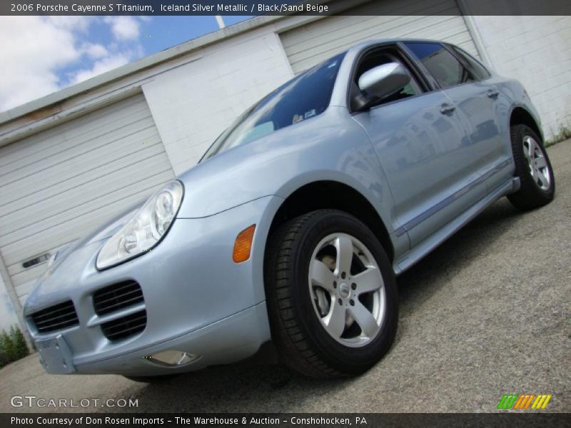 Iceland Silver Metallic / Black/Sand Beige 2006 Porsche Cayenne S Titanium