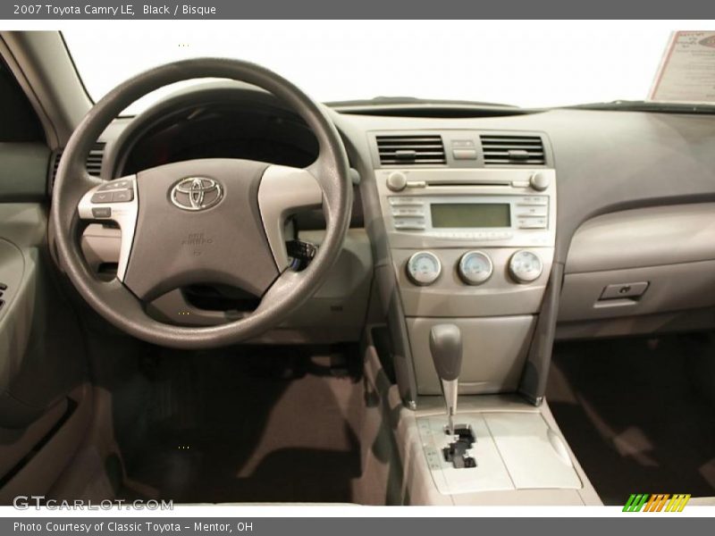 Black / Bisque 2007 Toyota Camry LE