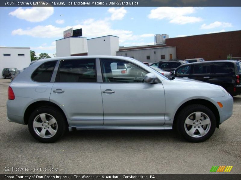 Iceland Silver Metallic / Black/Sand Beige 2006 Porsche Cayenne S Titanium