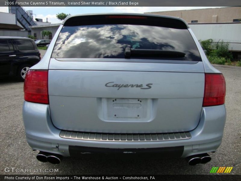 Iceland Silver Metallic / Black/Sand Beige 2006 Porsche Cayenne S Titanium