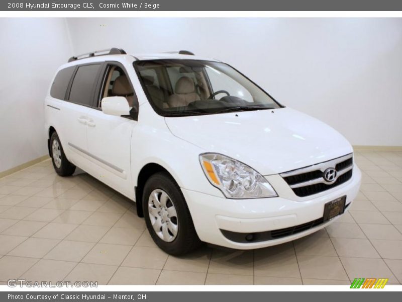Cosmic White / Beige 2008 Hyundai Entourage GLS