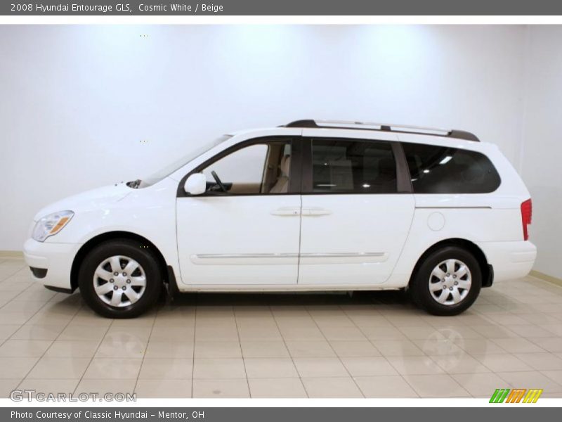 Cosmic White / Beige 2008 Hyundai Entourage GLS