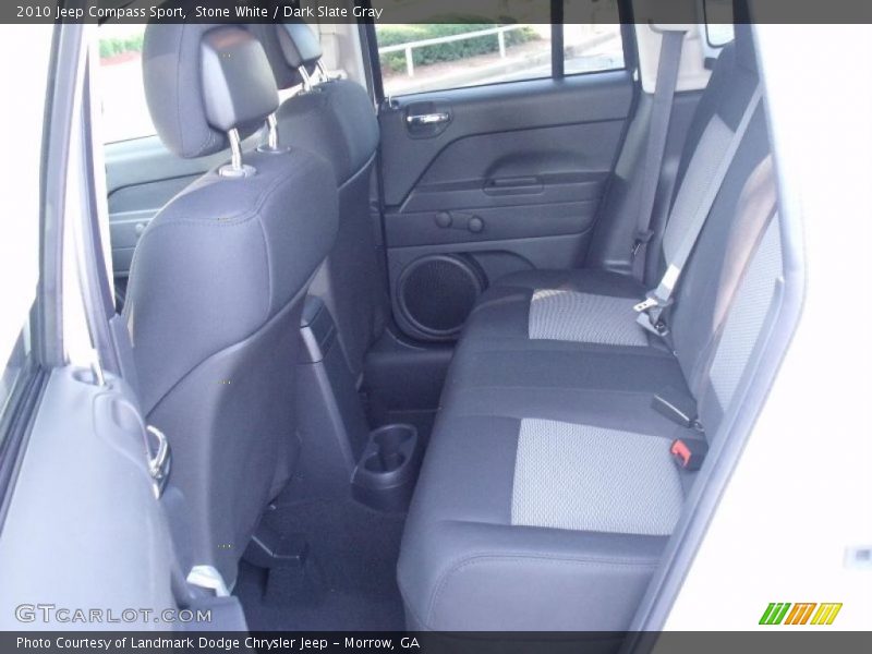 Stone White / Dark Slate Gray 2010 Jeep Compass Sport