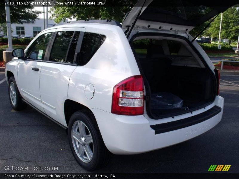 Stone White / Dark Slate Gray 2010 Jeep Compass Sport
