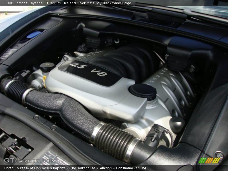 Iceland Silver Metallic / Black/Sand Beige 2006 Porsche Cayenne S Titanium