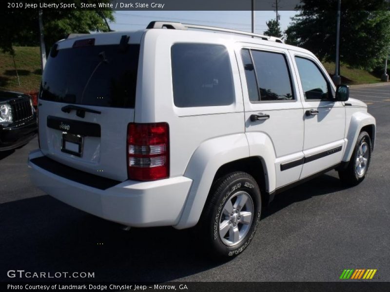 Stone White / Dark Slate Gray 2010 Jeep Liberty Sport