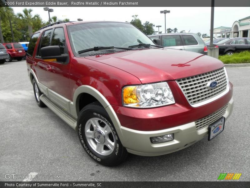 Redfire Metallic / Medium Parchment 2006 Ford Expedition Eddie Bauer