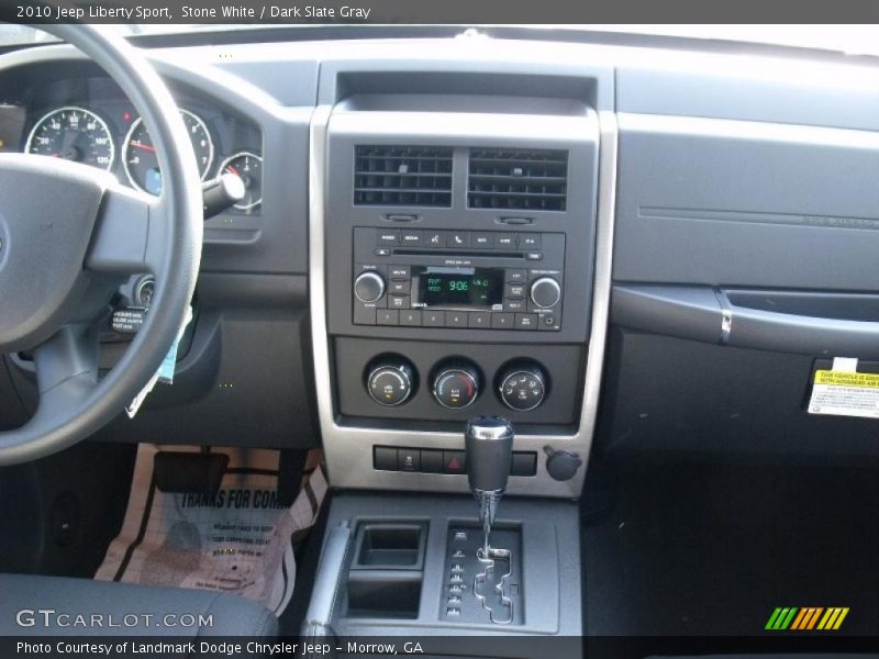 Stone White / Dark Slate Gray 2010 Jeep Liberty Sport