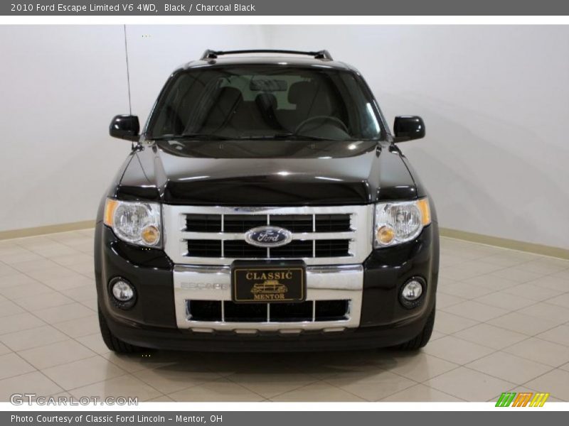 Black / Charcoal Black 2010 Ford Escape Limited V6 4WD