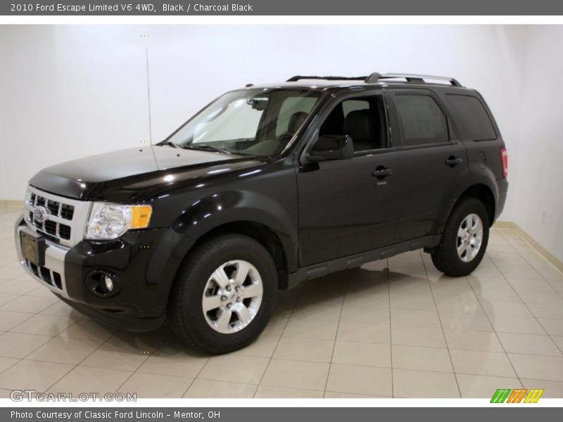 Black / Charcoal Black 2010 Ford Escape Limited V6 4WD