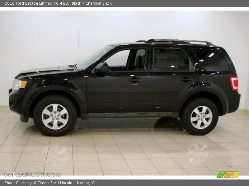 Black / Charcoal Black 2010 Ford Escape Limited V6 4WD