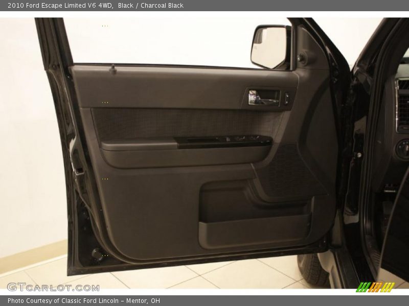 Black / Charcoal Black 2010 Ford Escape Limited V6 4WD