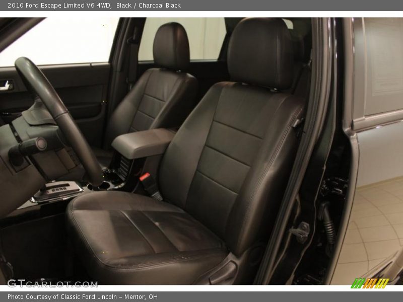 Black / Charcoal Black 2010 Ford Escape Limited V6 4WD