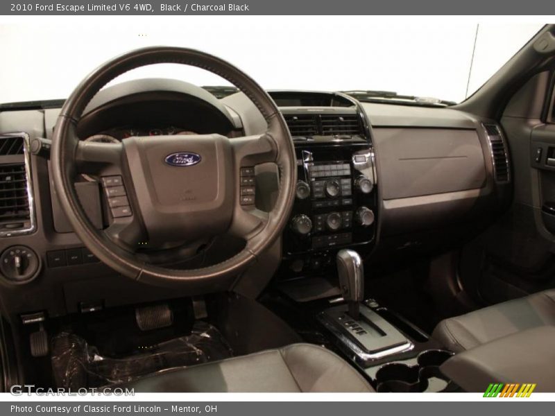 Black / Charcoal Black 2010 Ford Escape Limited V6 4WD