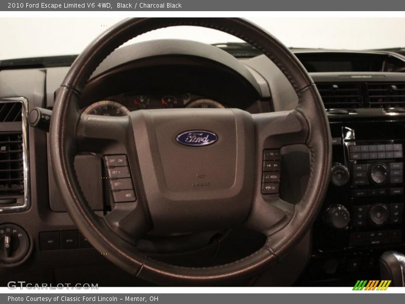 Black / Charcoal Black 2010 Ford Escape Limited V6 4WD