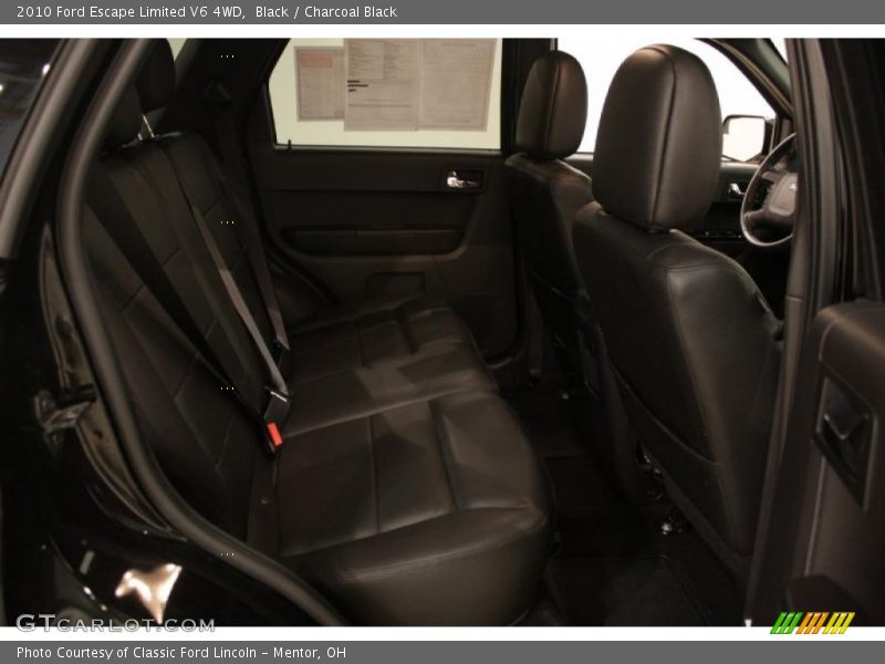 Black / Charcoal Black 2010 Ford Escape Limited V6 4WD