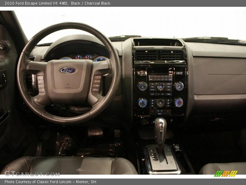 Black / Charcoal Black 2010 Ford Escape Limited V6 4WD