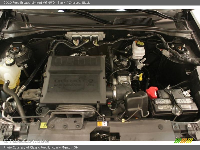 Black / Charcoal Black 2010 Ford Escape Limited V6 4WD