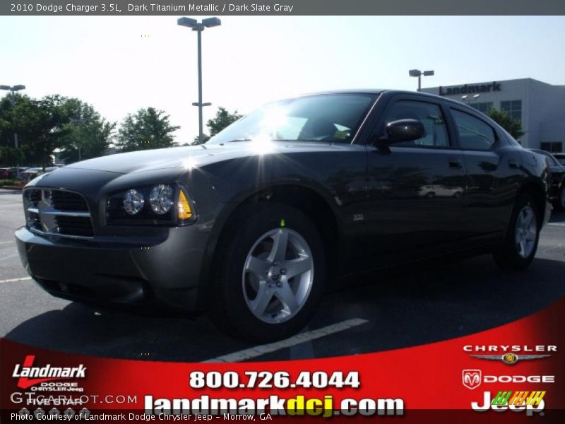 Dark Titanium Metallic / Dark Slate Gray 2010 Dodge Charger 3.5L