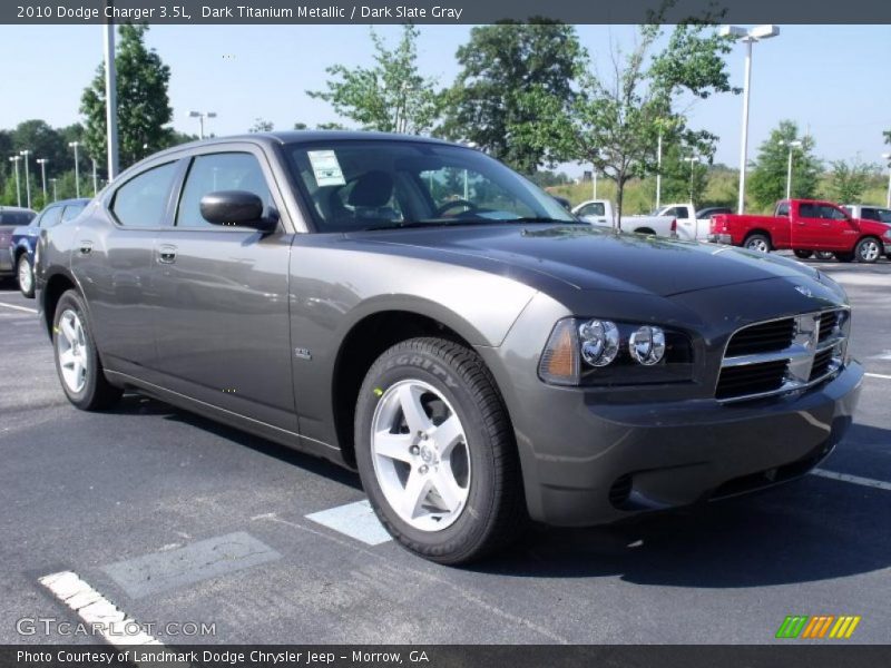 Dark Titanium Metallic / Dark Slate Gray 2010 Dodge Charger 3.5L