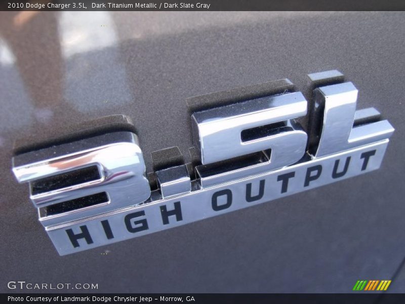 Dark Titanium Metallic / Dark Slate Gray 2010 Dodge Charger 3.5L