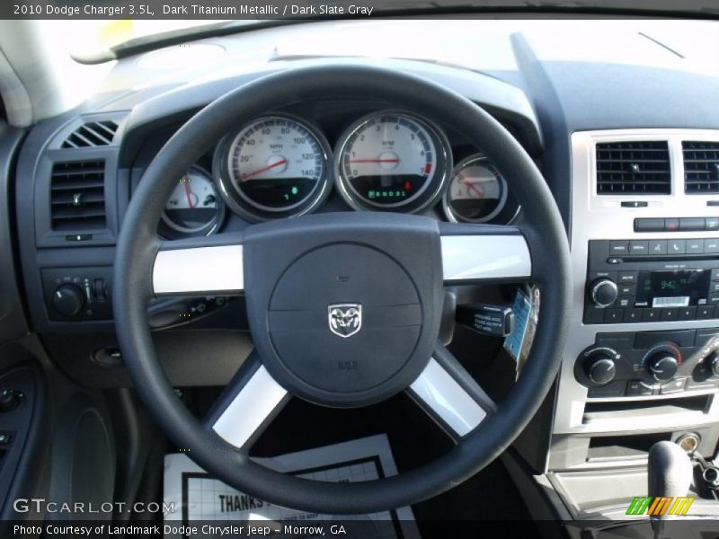 Dark Titanium Metallic / Dark Slate Gray 2010 Dodge Charger 3.5L