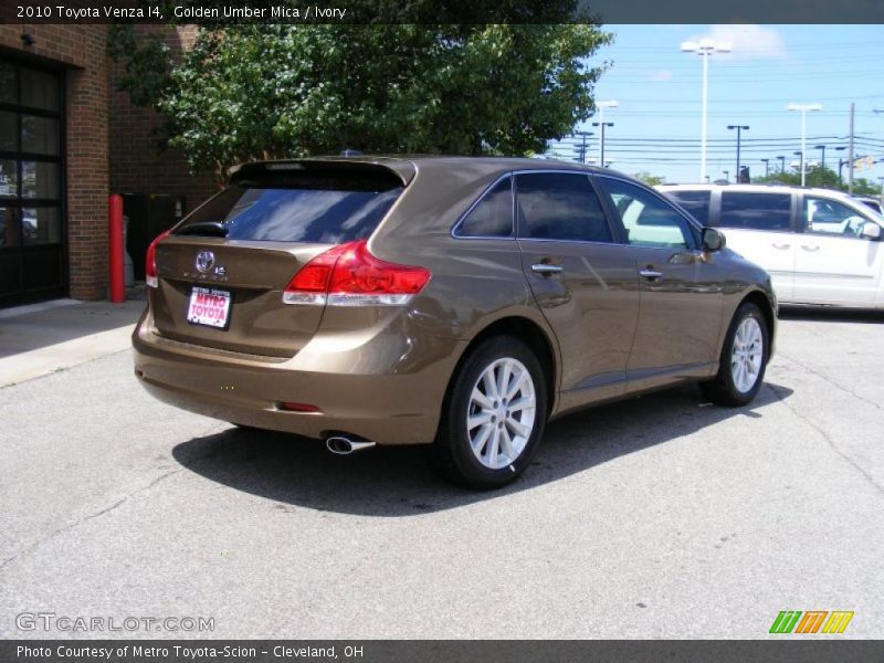 Golden Umber Mica / Ivory 2010 Toyota Venza I4