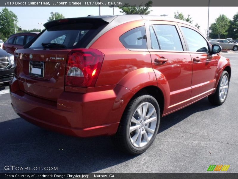 Sunburst Orange Pearl / Dark Slate Gray 2010 Dodge Caliber Heat