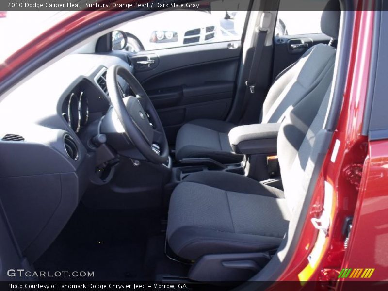 Sunburst Orange Pearl / Dark Slate Gray 2010 Dodge Caliber Heat