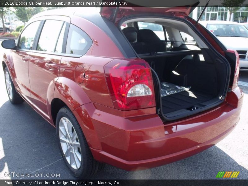 Sunburst Orange Pearl / Dark Slate Gray 2010 Dodge Caliber Heat