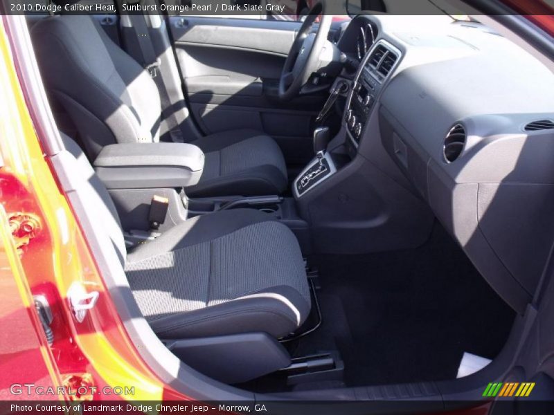 Sunburst Orange Pearl / Dark Slate Gray 2010 Dodge Caliber Heat
