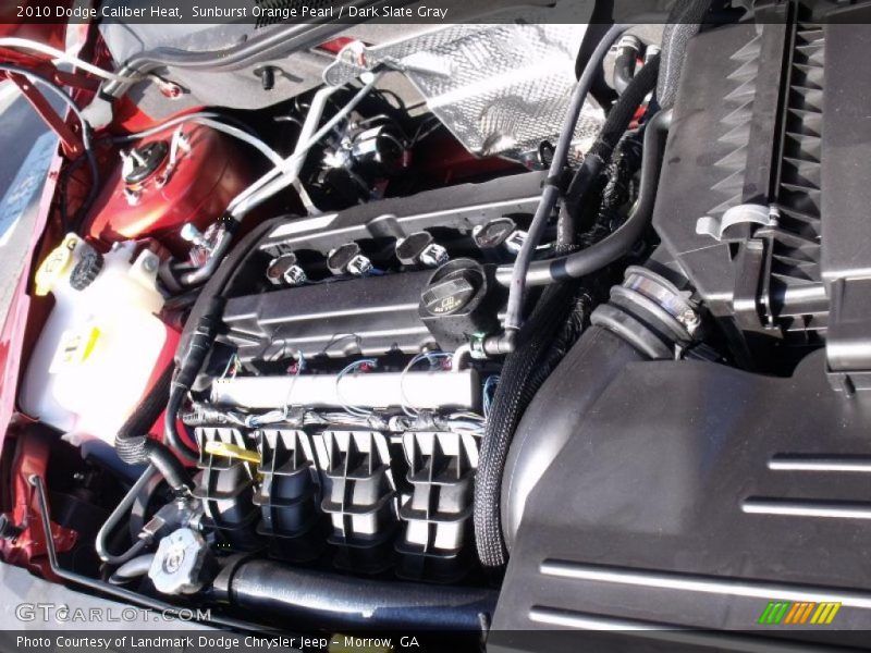 Sunburst Orange Pearl / Dark Slate Gray 2010 Dodge Caliber Heat
