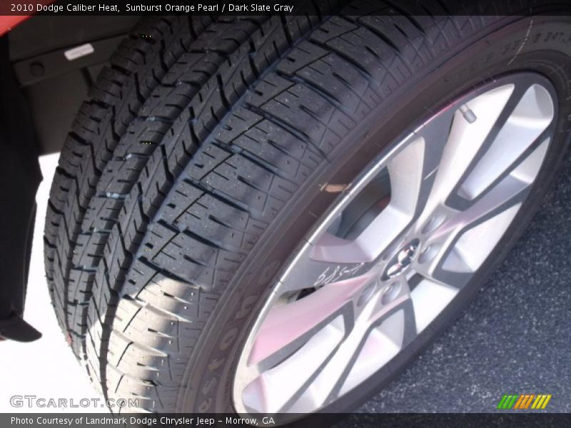 Sunburst Orange Pearl / Dark Slate Gray 2010 Dodge Caliber Heat