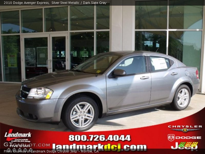 Silver Steel Metallic / Dark Slate Gray 2010 Dodge Avenger Express