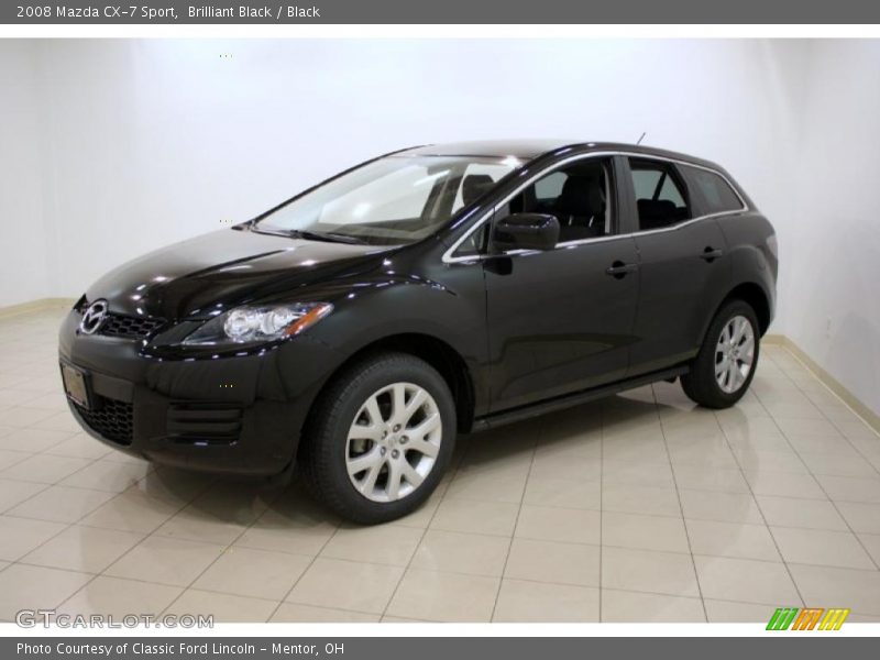 Brilliant Black / Black 2008 Mazda CX-7 Sport