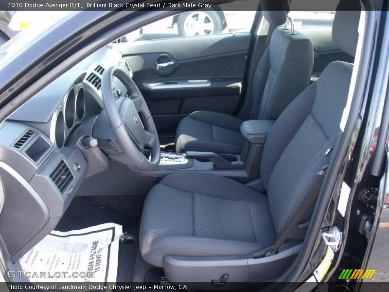 Brilliant Black Crystal Pearl / Dark Slate Gray 2010 Dodge Avenger R/T
