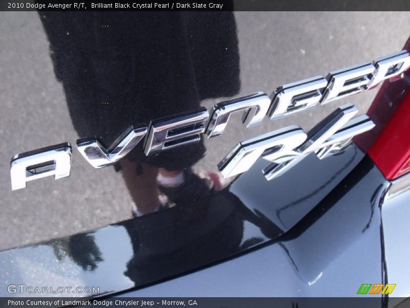 Brilliant Black Crystal Pearl / Dark Slate Gray 2010 Dodge Avenger R/T