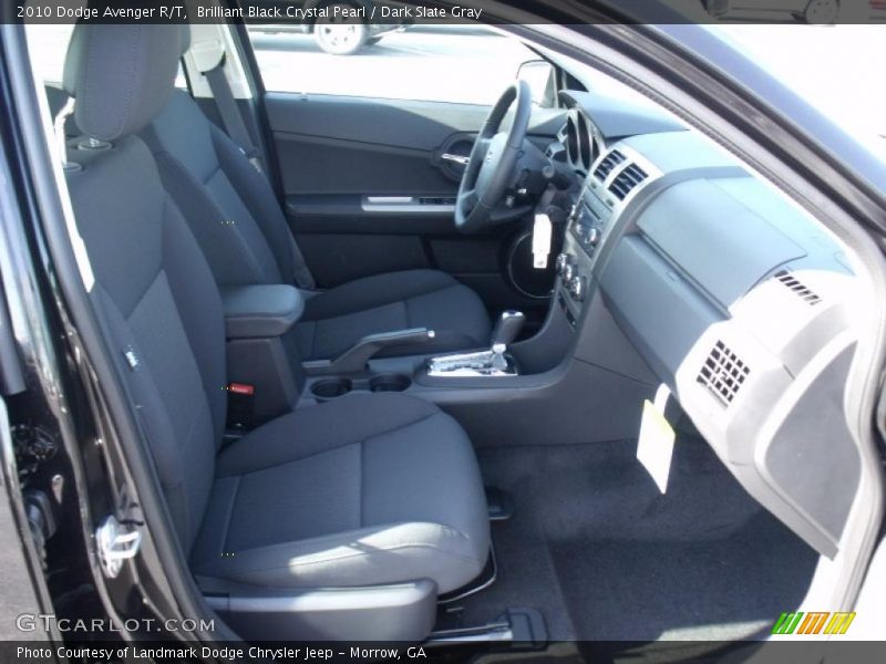 Brilliant Black Crystal Pearl / Dark Slate Gray 2010 Dodge Avenger R/T
