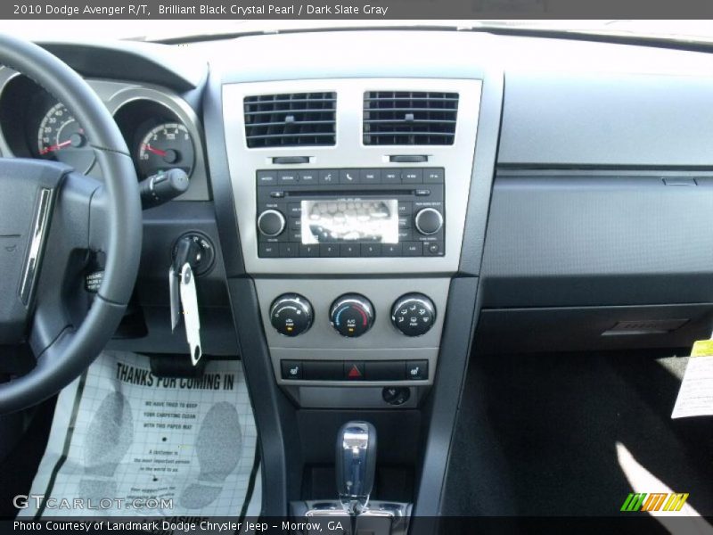 Brilliant Black Crystal Pearl / Dark Slate Gray 2010 Dodge Avenger R/T