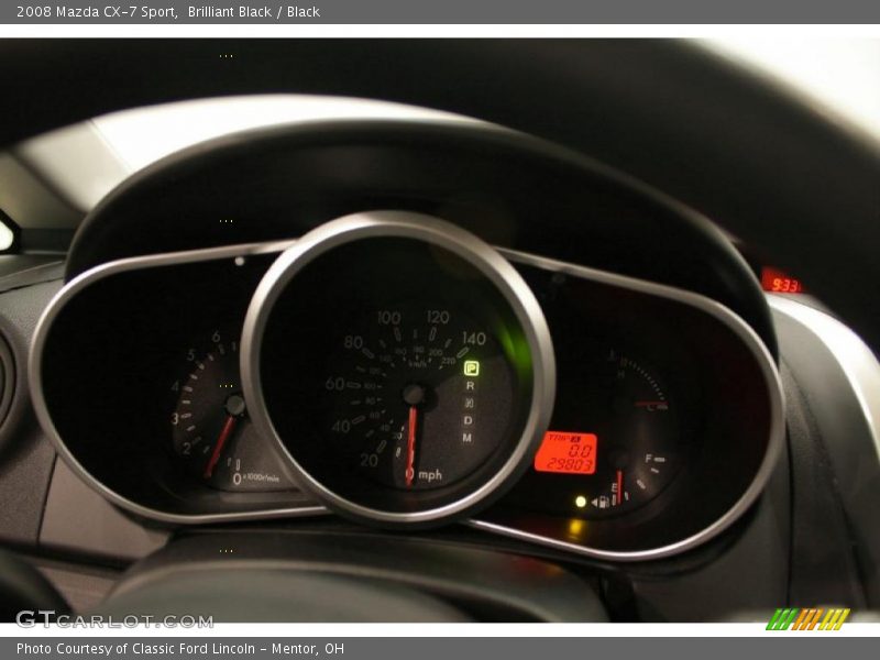 Brilliant Black / Black 2008 Mazda CX-7 Sport
