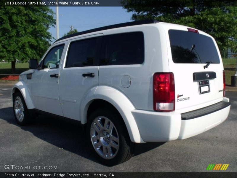 Stone White / Dark Slate Gray 2010 Dodge Nitro Heat