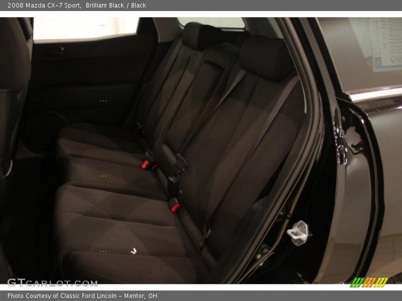 Brilliant Black / Black 2008 Mazda CX-7 Sport