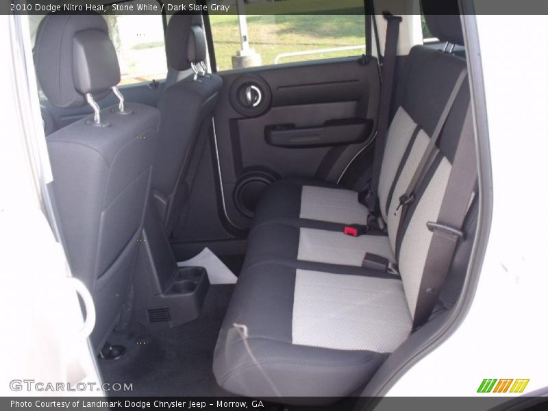 Stone White / Dark Slate Gray 2010 Dodge Nitro Heat