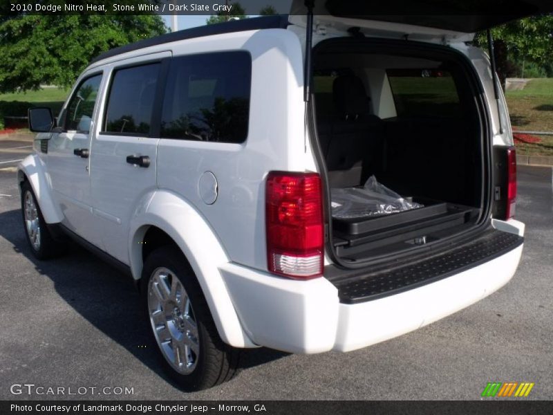 Stone White / Dark Slate Gray 2010 Dodge Nitro Heat