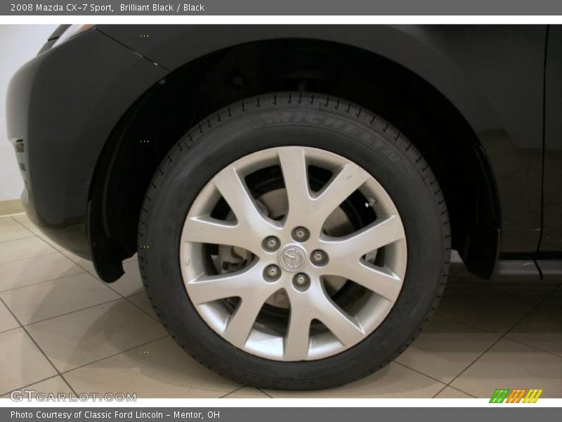 Brilliant Black / Black 2008 Mazda CX-7 Sport