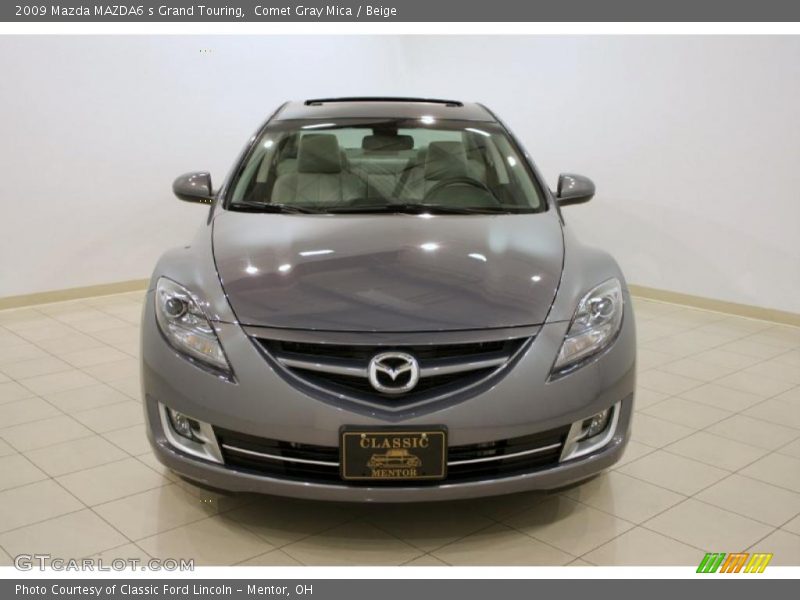 Comet Gray Mica / Beige 2009 Mazda MAZDA6 s Grand Touring